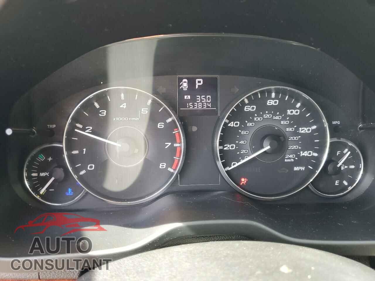 SUBARU OUTBACK 2012 - 4S4BRBLC2C3256767