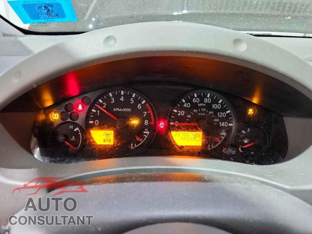 NISSAN FRONTIER 2013 - 1N6AD0EV8DN720861
