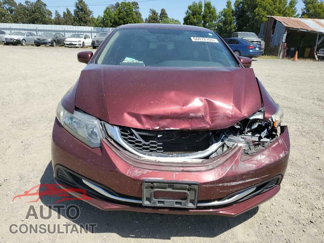HONDA CIVIC 2014 - 19XFB2F5XEE229612