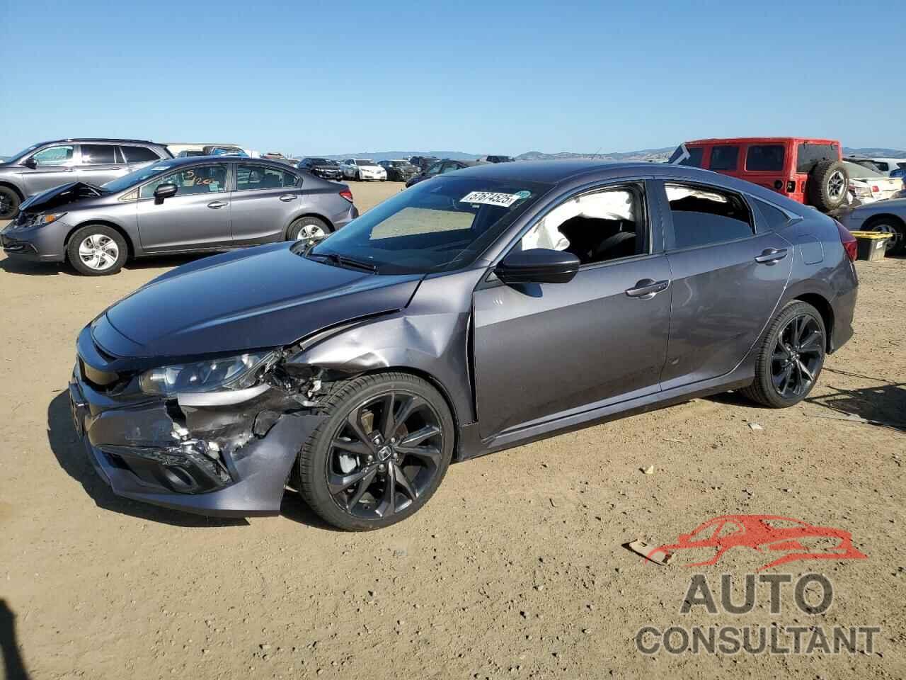 HONDA CIVIC 2020 - 19XFC2F86LE213573