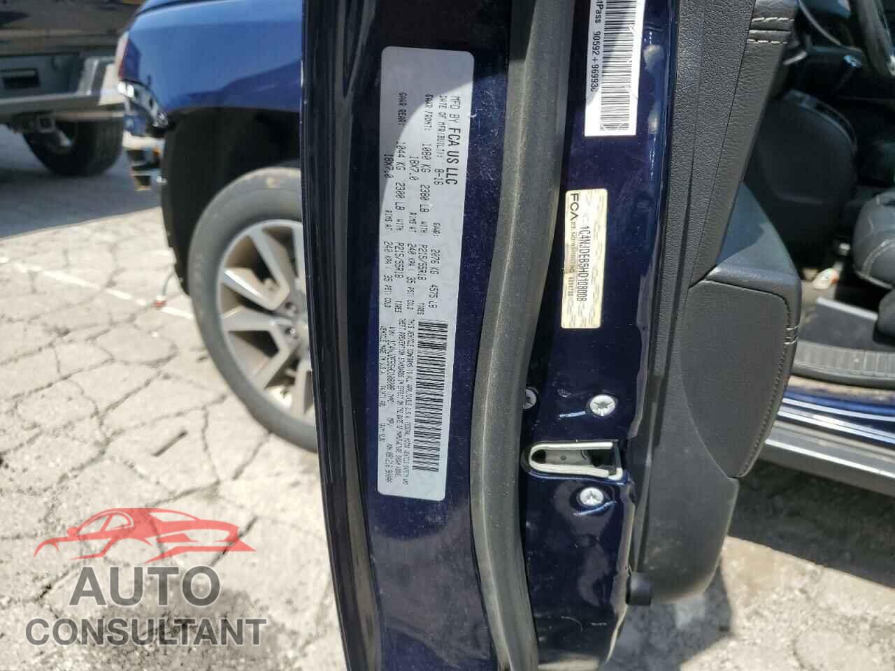 JEEP COMPASS 2017 - 1C4NJDEB5HD108008