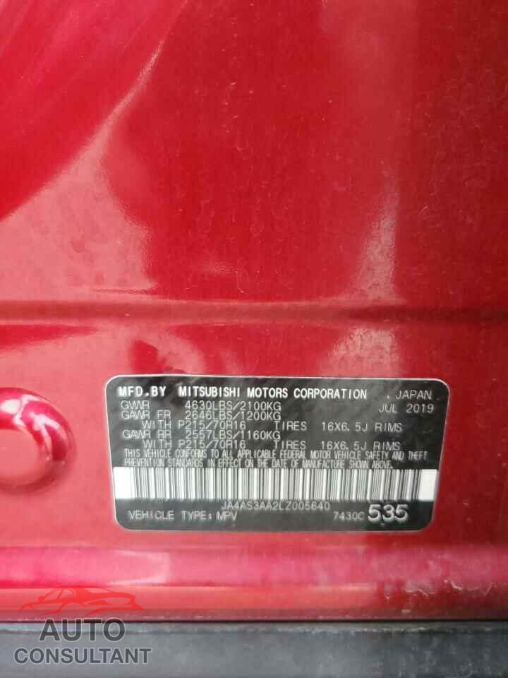 MITSUBISHI ECLIPSE 2020 - JA4AS3AA2LZ005640