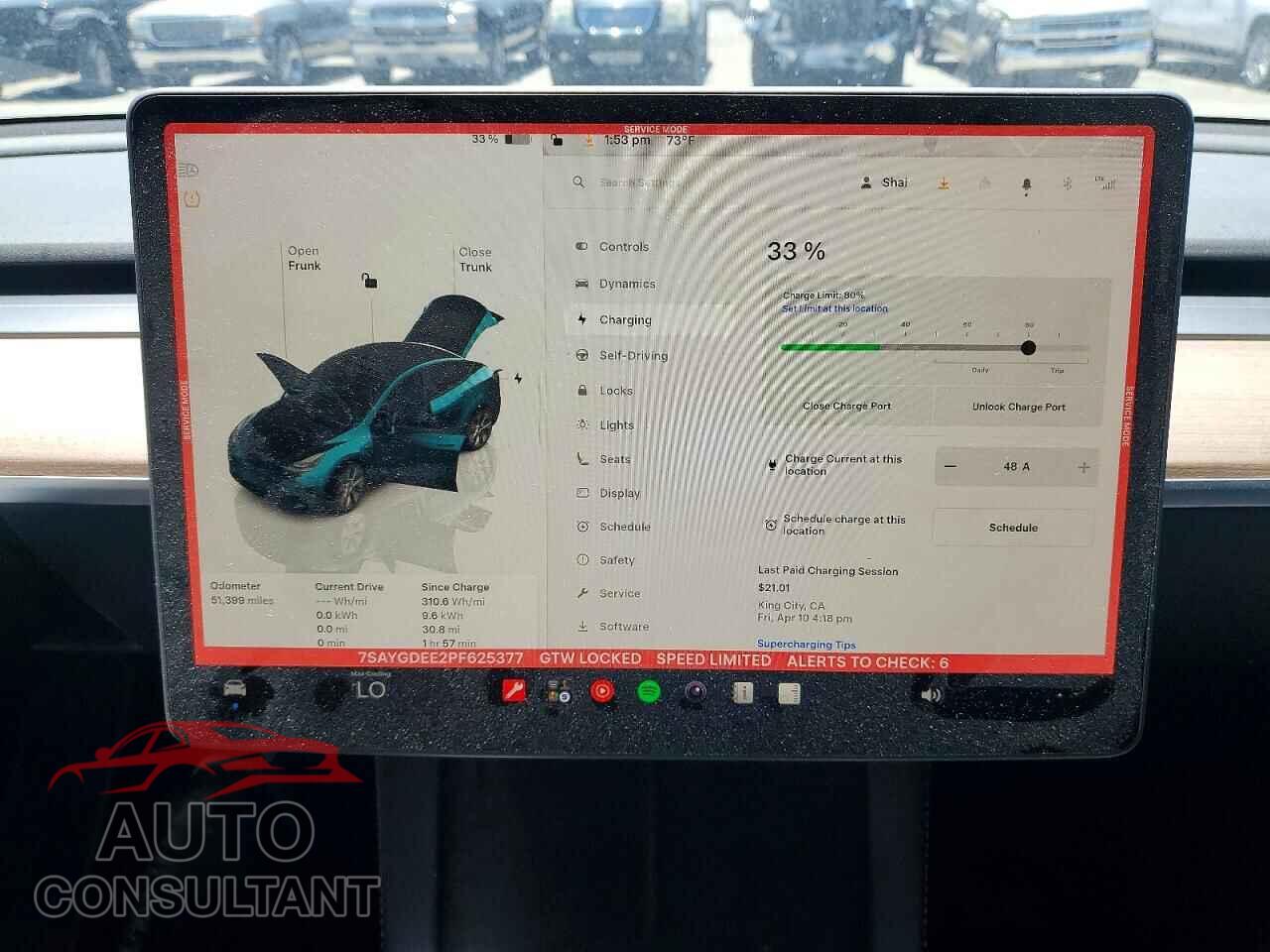 TESLA MODEL Y 2023 - 7SAYGDEE2PF625377