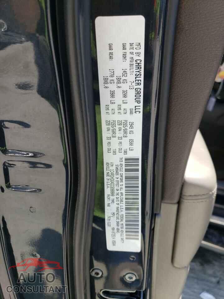 DODGE DURANGO 2013 - 1C4RDHDG4DC698800