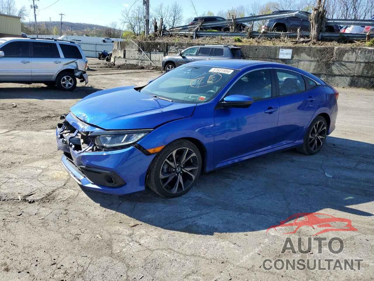 HONDA CIVIC 2019 - 2HGFC2F86KH594328