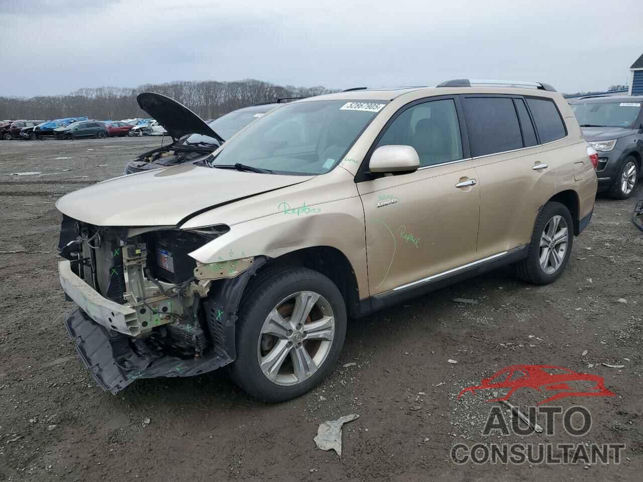 TOYOTA HIGHLANDER 2012 - 5TDDK3EH2CS099501