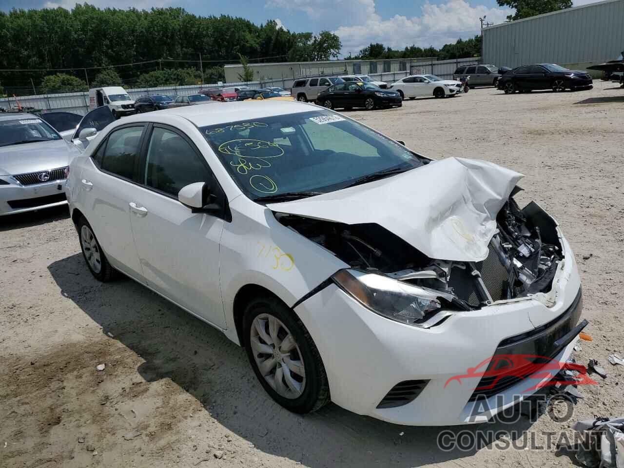 TOYOTA COROLLA 2016 - 2T1BURHE7GC687530