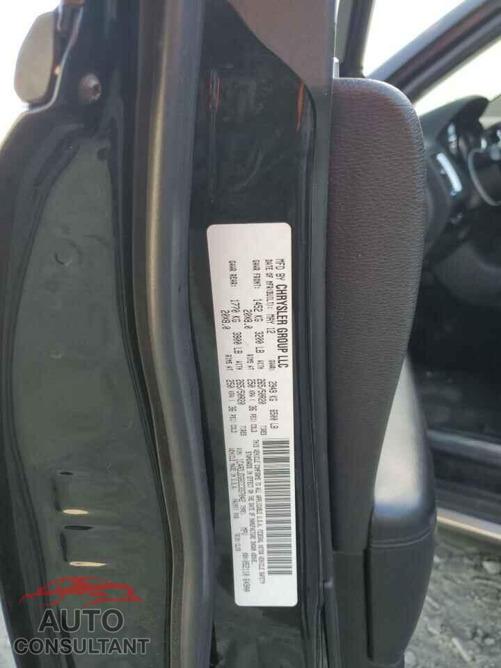DODGE DURANGO 2012 - 1C4RDJDG6CC337042