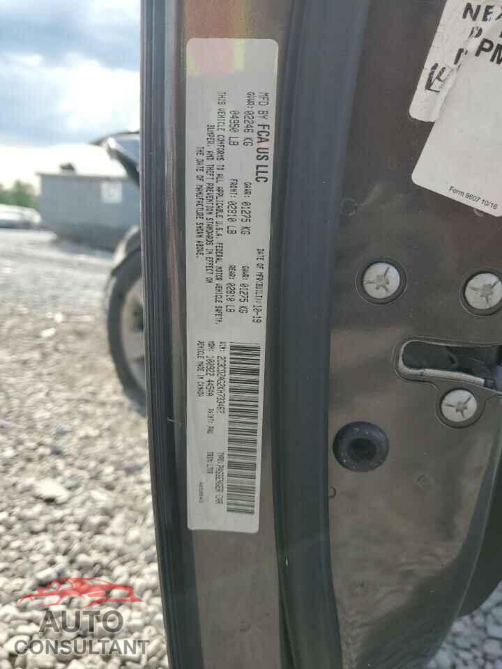 DODGE CHALLENGER 2019 - 2C3CDZAG2KH733462