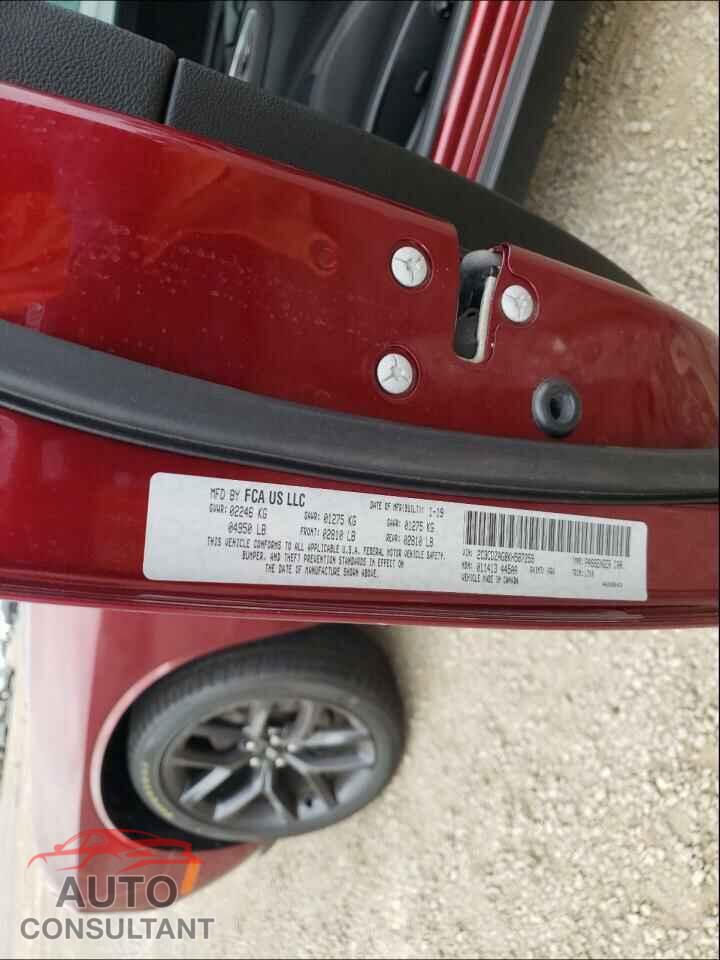 DODGE CHALLENGER 2019 - 2C3CDZAG8KH587259
