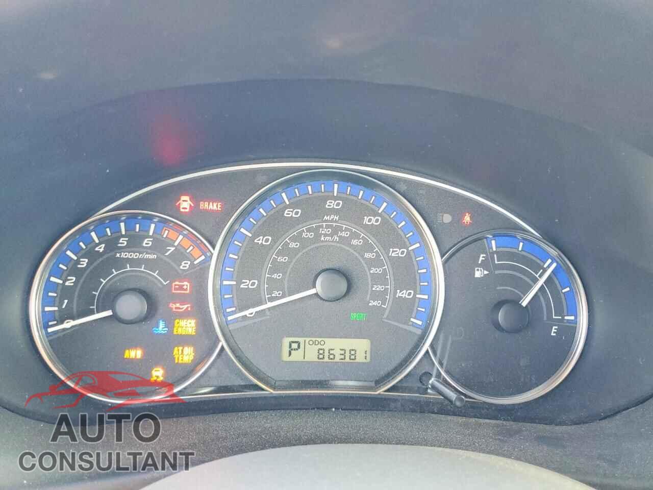 SUBARU FORESTER 2012 - JF2SHADC4CH438135