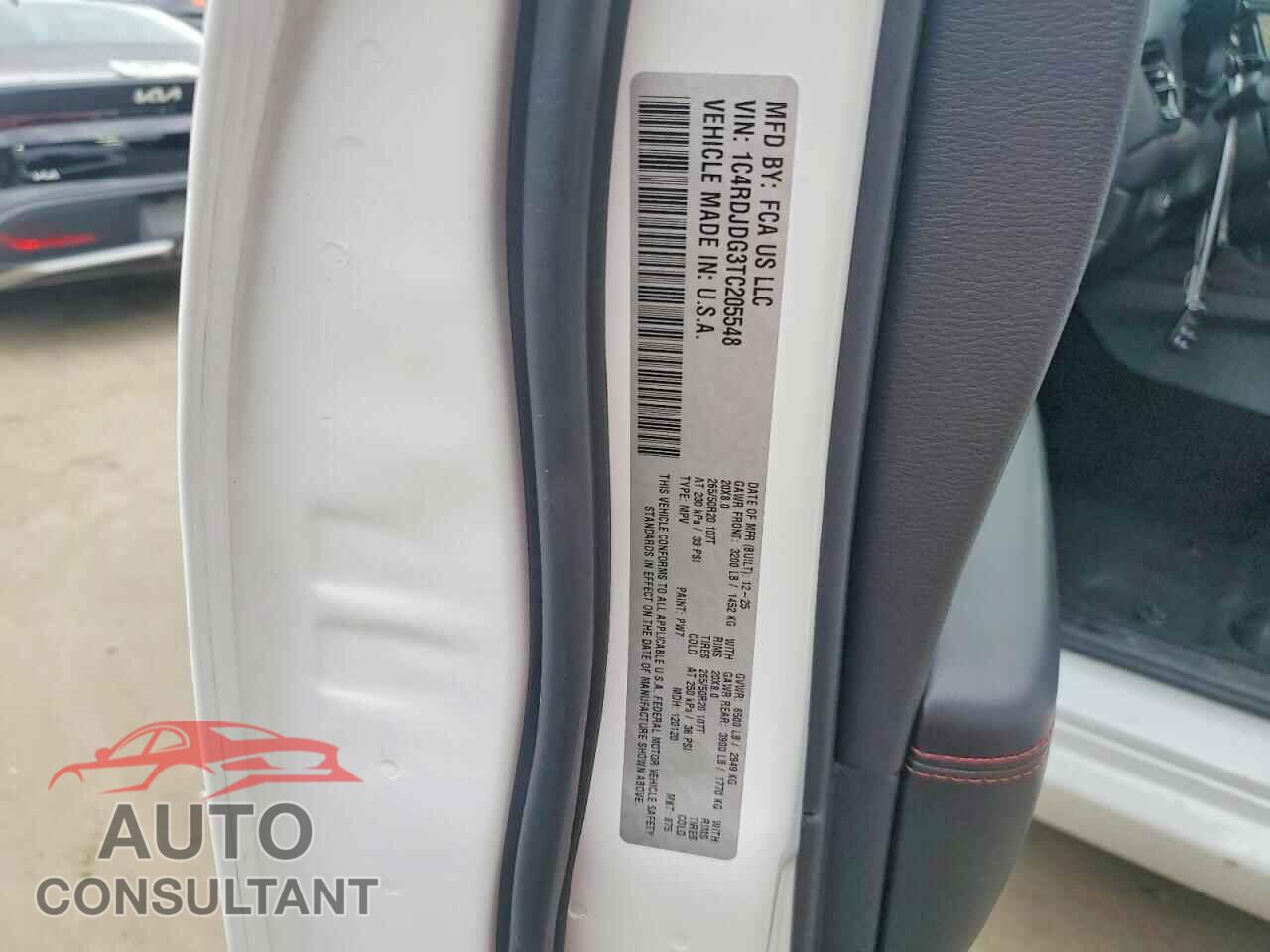 DODGE DURANGO 2026 - 1C4RDJDG3TC205548