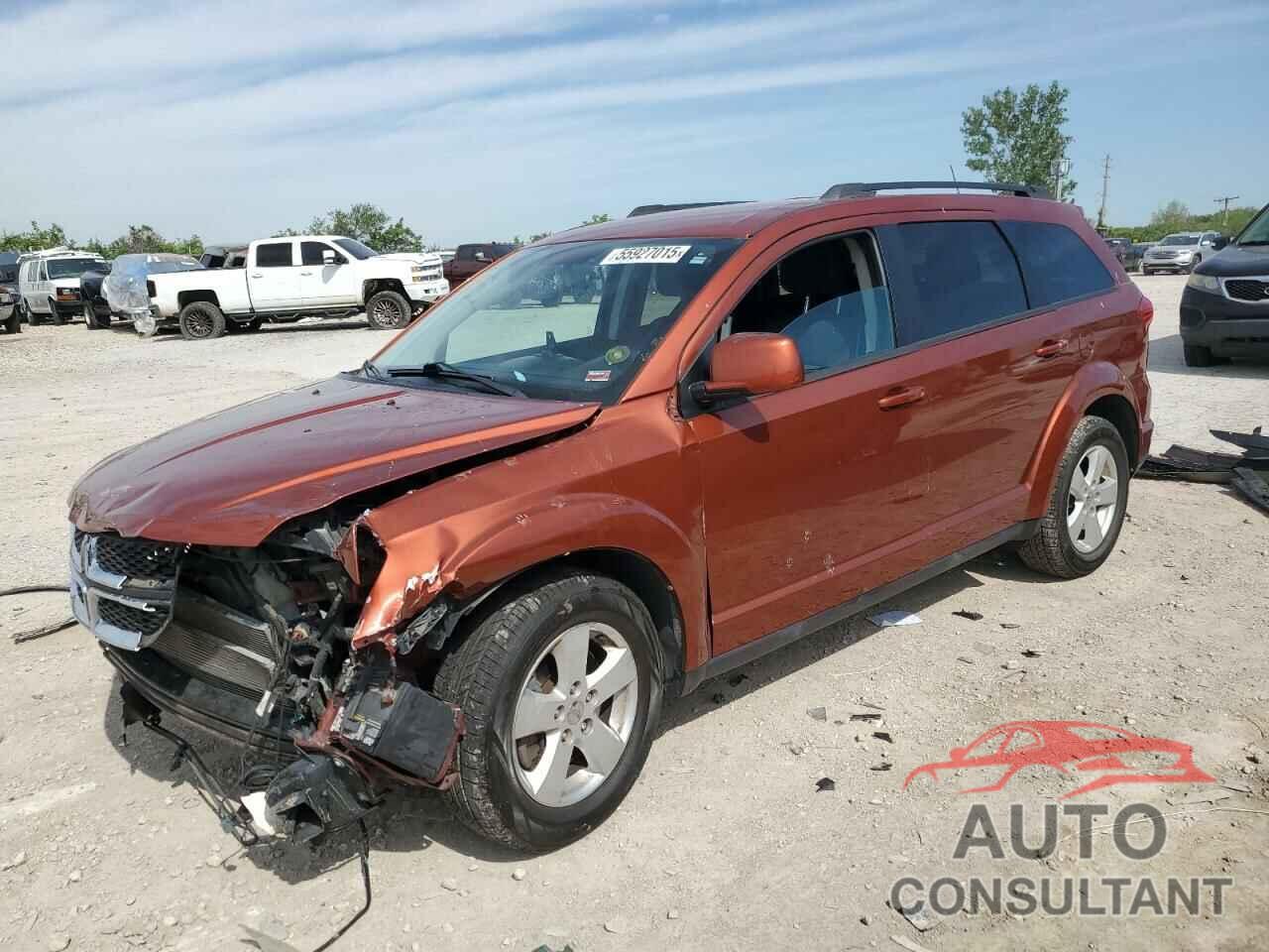 DODGE JOURNEY 2012 - 3C4PDCBB7CT368816