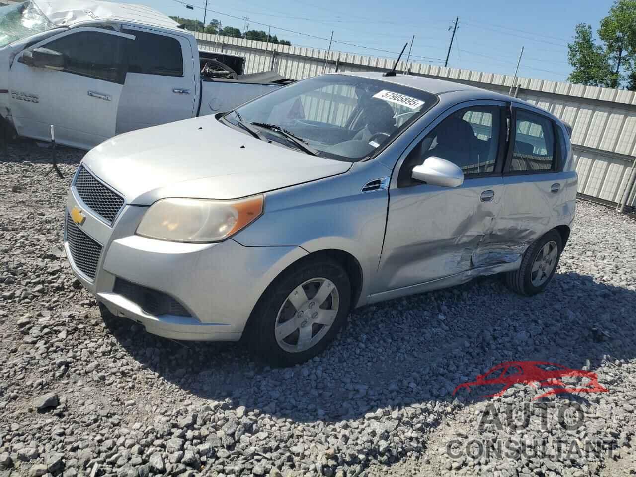 CHEVROLET AVEO 2009 - KL1TD66E79B615600