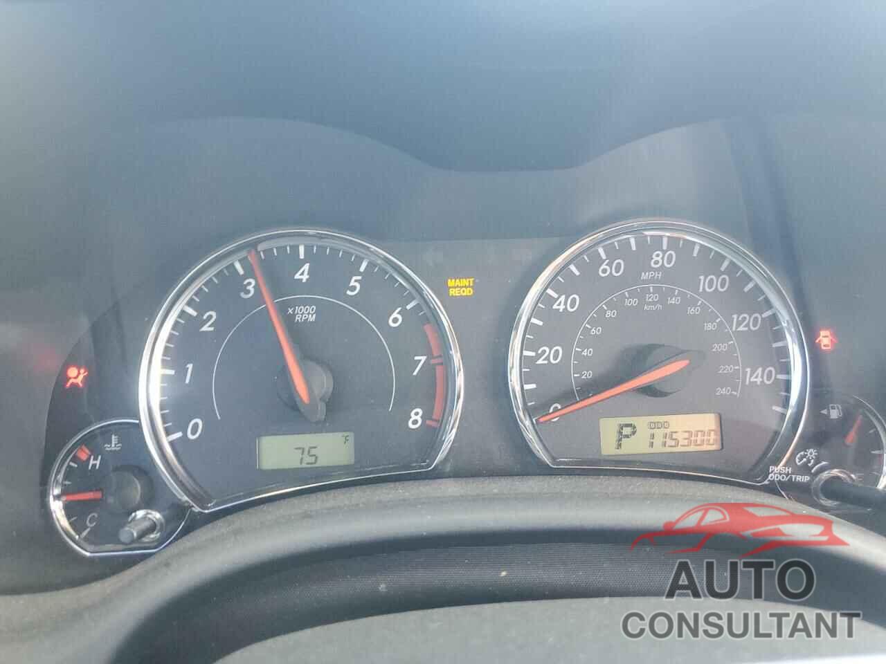 TOYOTA COROLLA 2011 - 5YFBU4EE7BP002054
