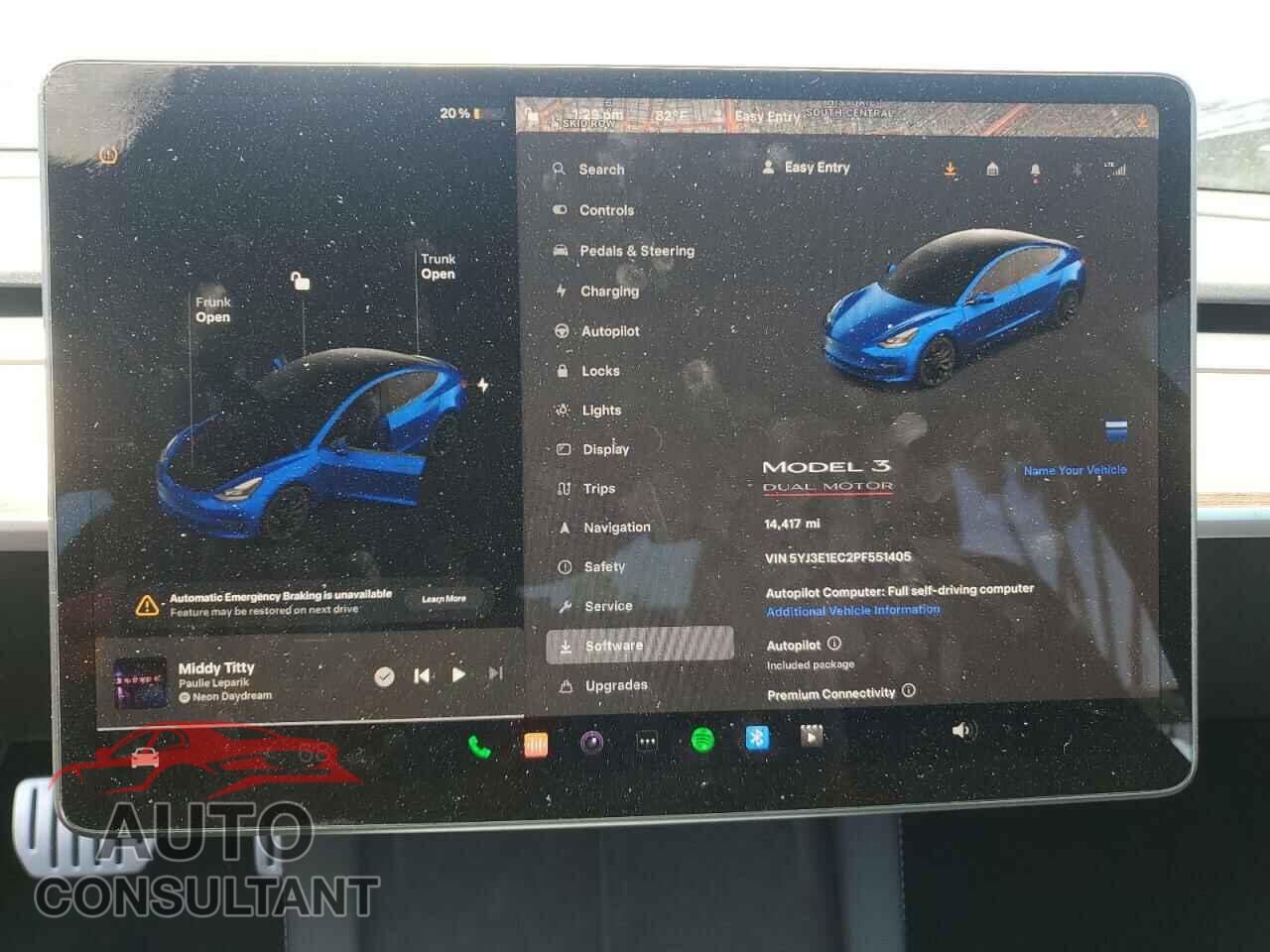 TESLA MODEL 3 2023 - 5YJ3E1EC2PF551405