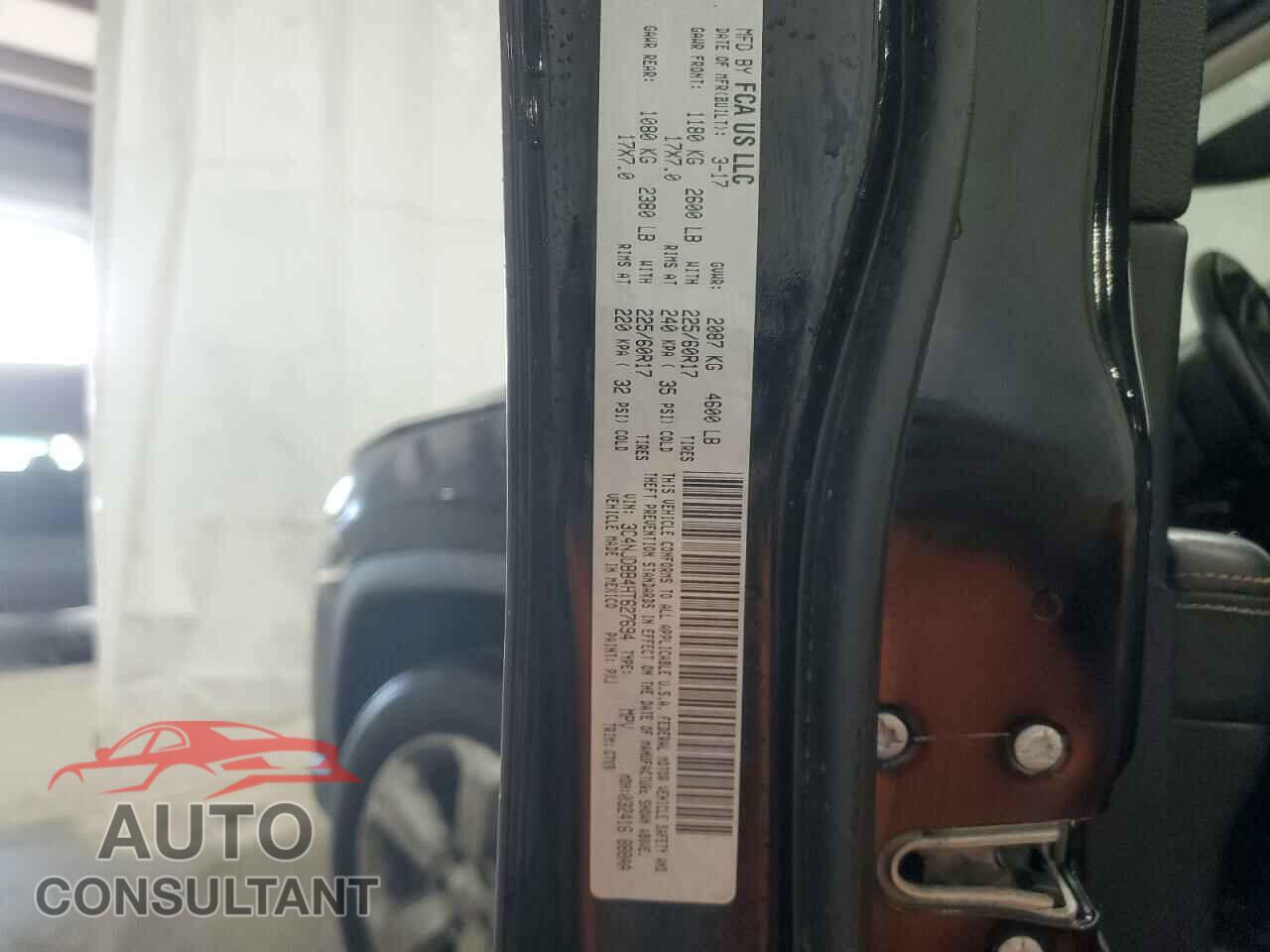 JEEP COMPASS 2017 - 3C4NJDBB4HT627694