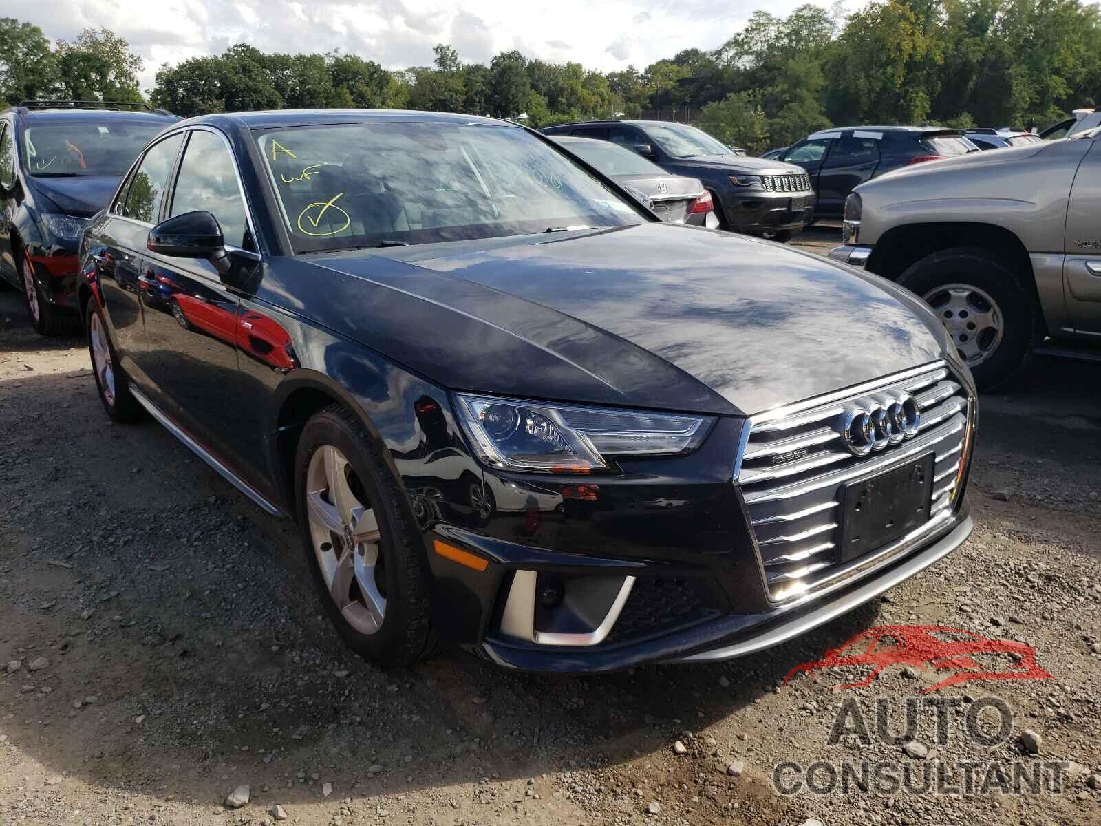 AUDI A4 2019 - WAUDNAF43KA021583