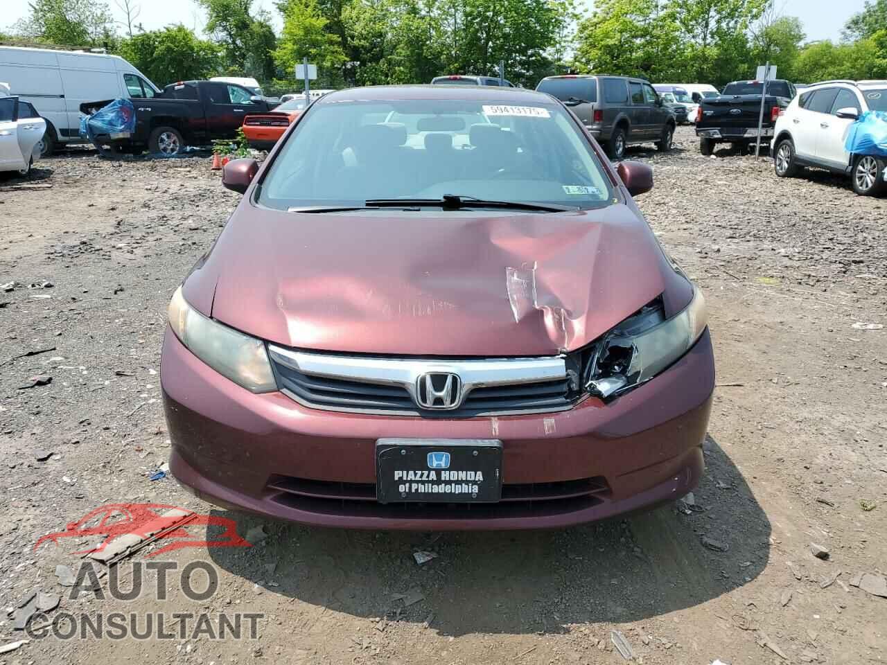 HONDA CIVIC 2012 - 19XFB2F50CE323558