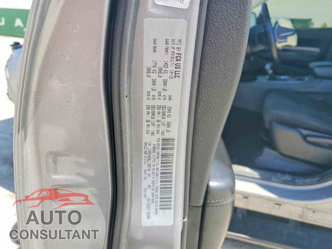 DODGE DURANGO 2020 - 1C4RDHAG8LC186704