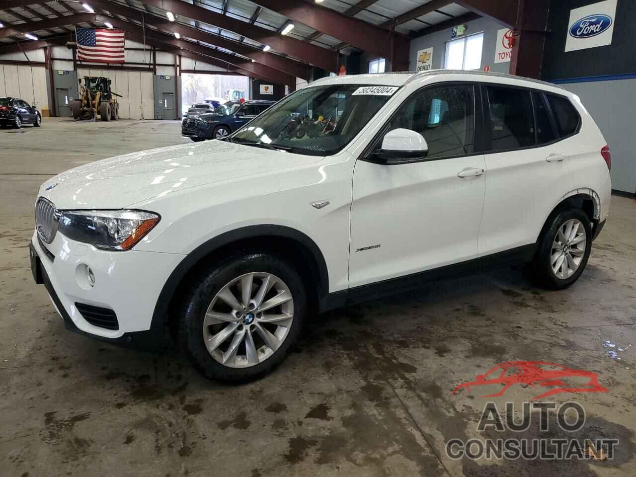 BMW X3 2016 - 5UXWX9C51G0D89521