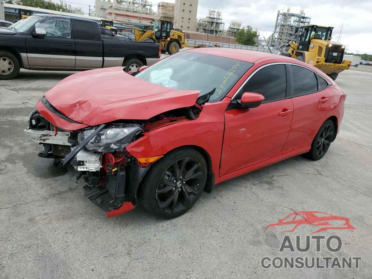 HONDA CIVIC 2019 - 2HGFC2E87KH509014