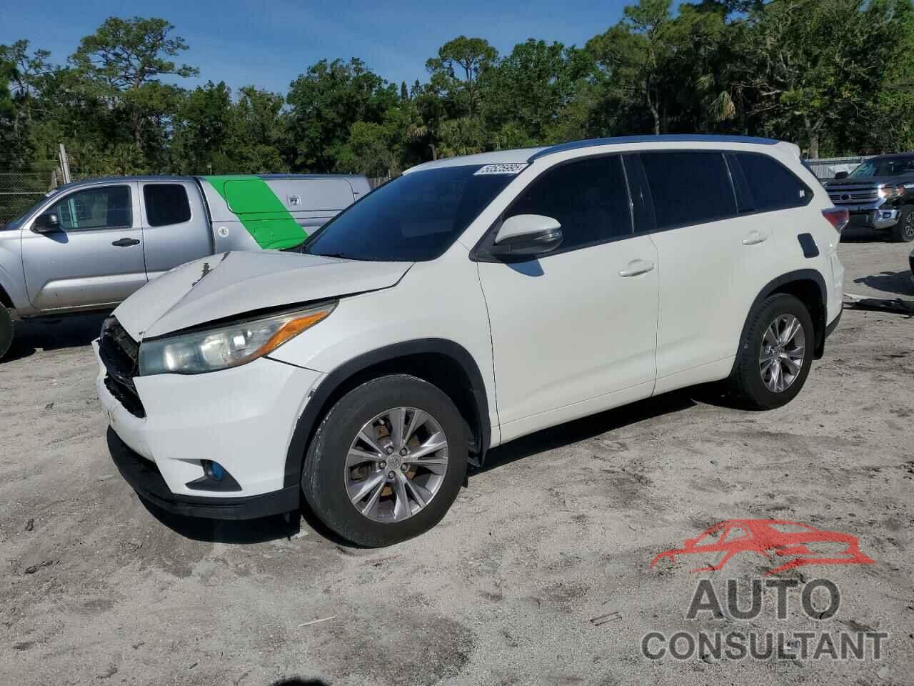 TOYOTA HIGHLANDER 2015 - 5TDJKRFH2FS104639