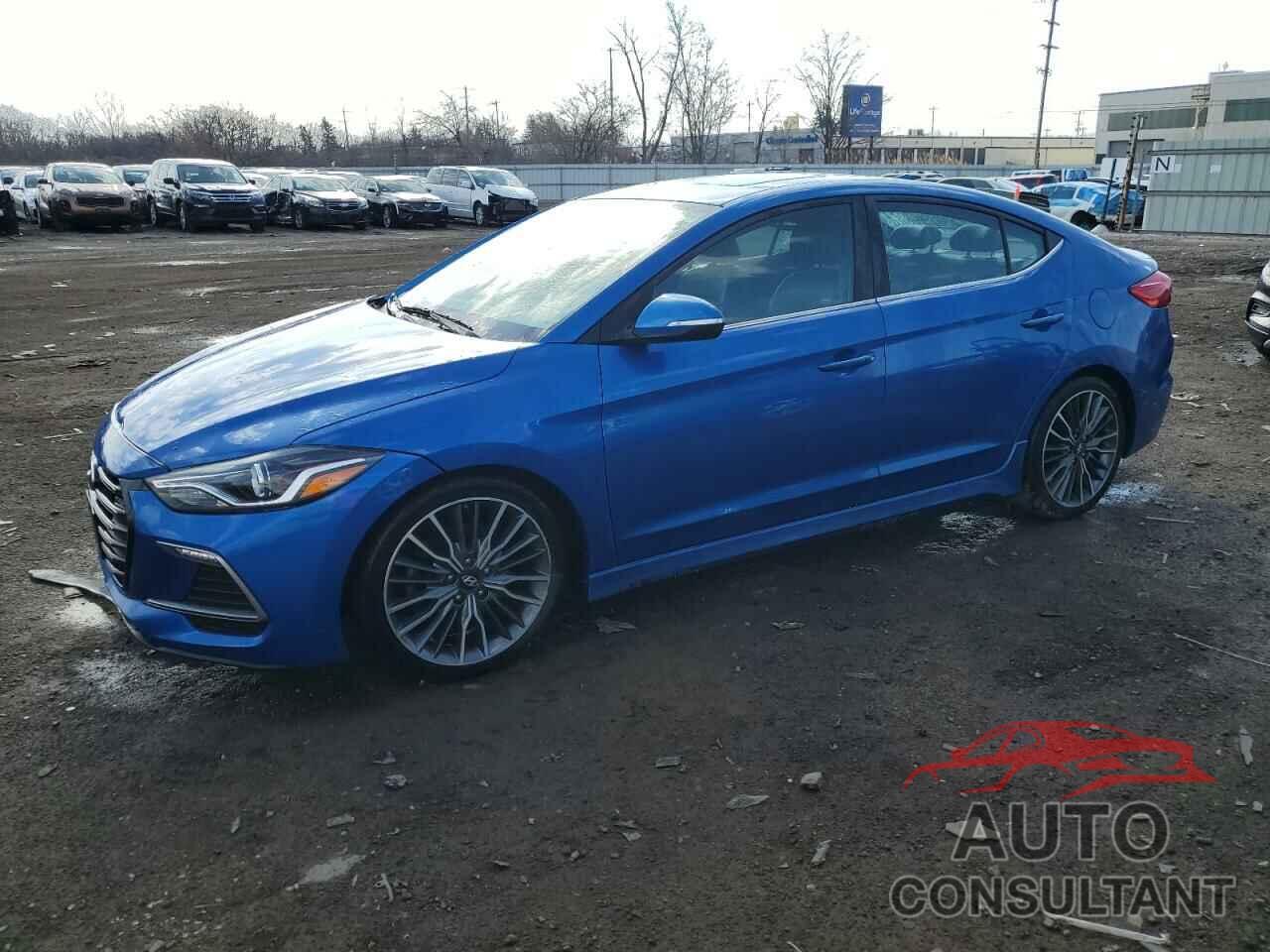 HYUNDAI ELANTRA 2018 - KMHD04LB3JU701546