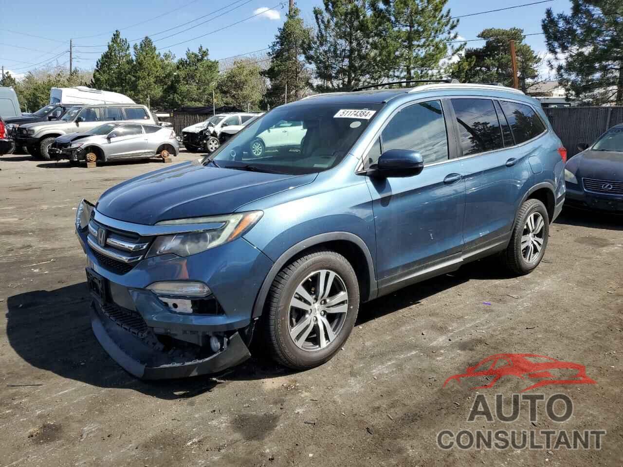 HONDA PILOT 2016 - 5FNYF6H67GB029231