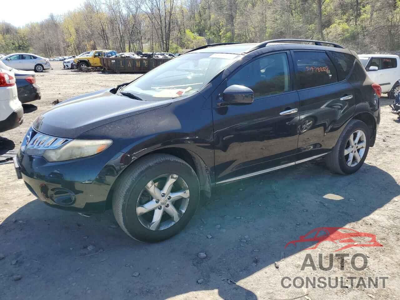 NISSAN MURANO 2009 - JN8AZ18W69W156776