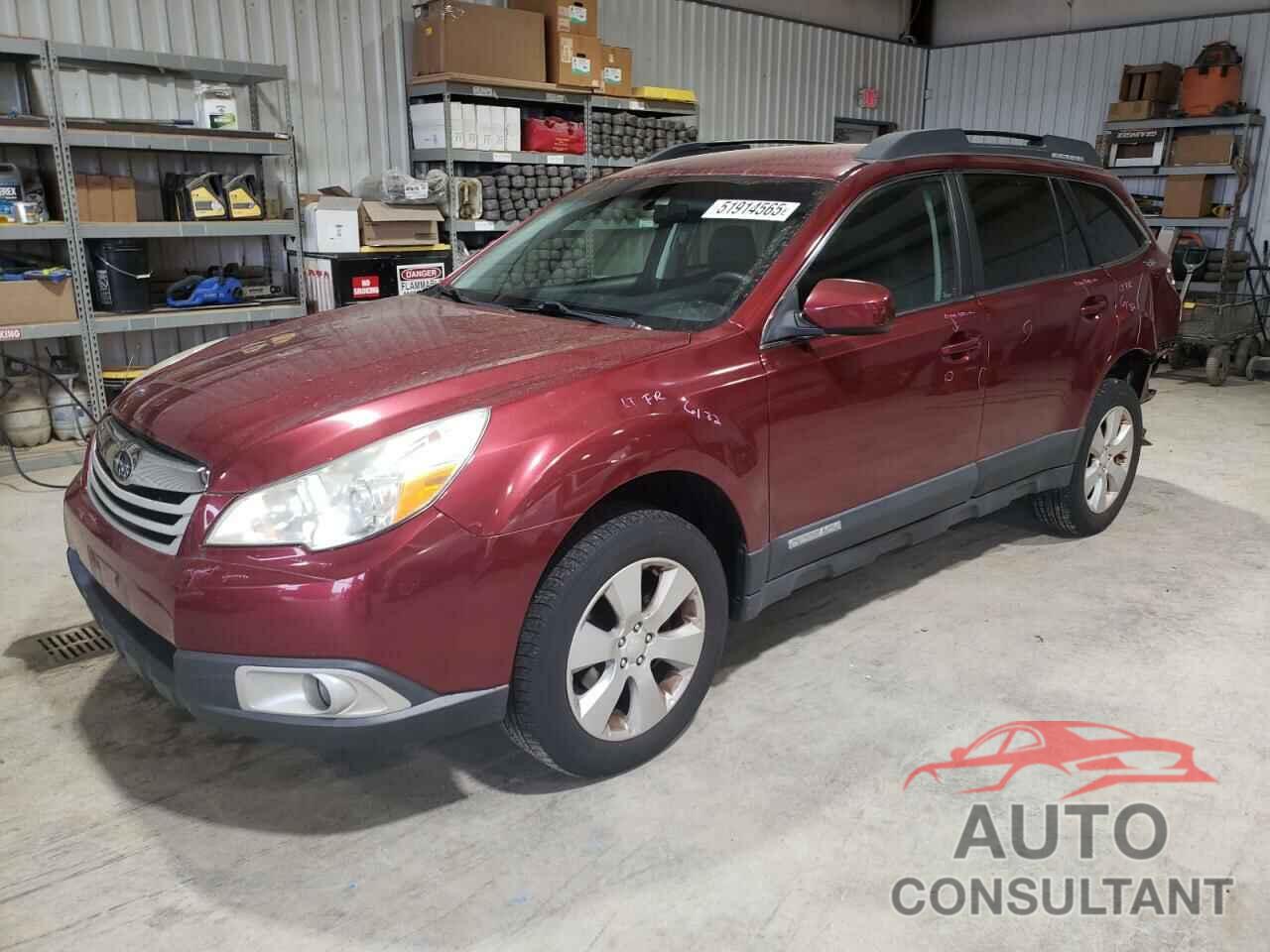 SUBARU OUTBACK 2012 - 4S4BRBCC0C3286236