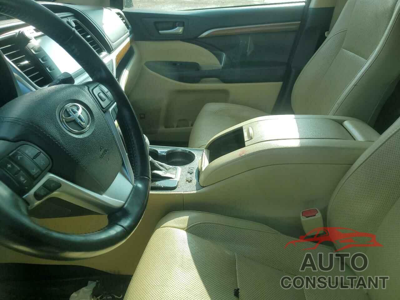 TOYOTA HIGHLANDER 2017 - 5TDDZRFH3HS386463
