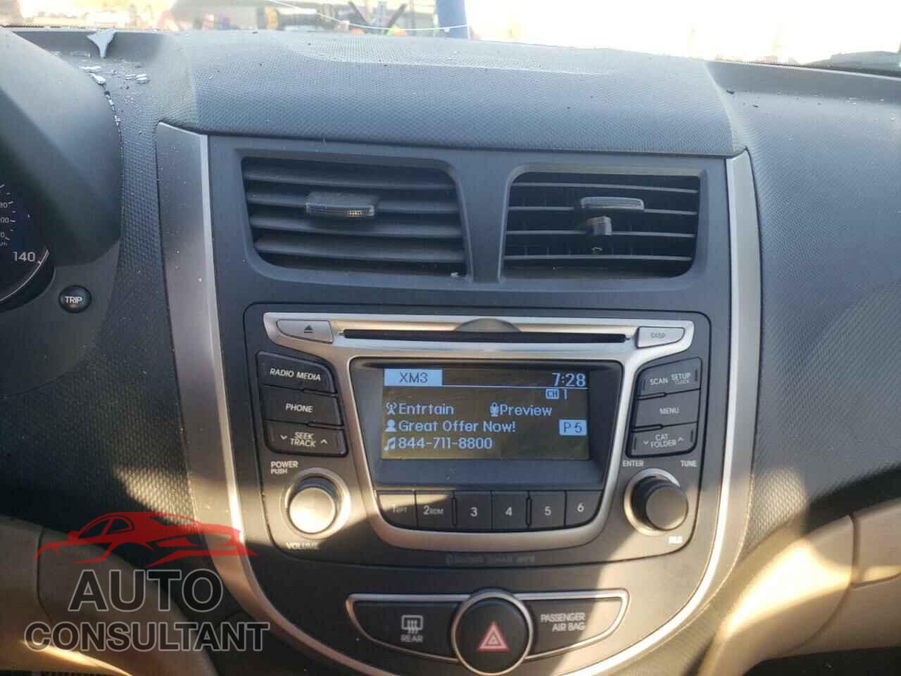 HYUNDAI ACCENT 2017 - KMHCT4AE4HU356392