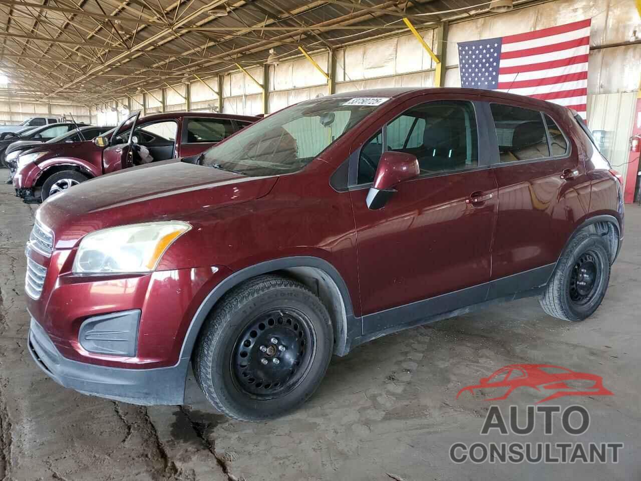 CHEVROLET TRAX 2016 - 3GNCJKSBXGL233506