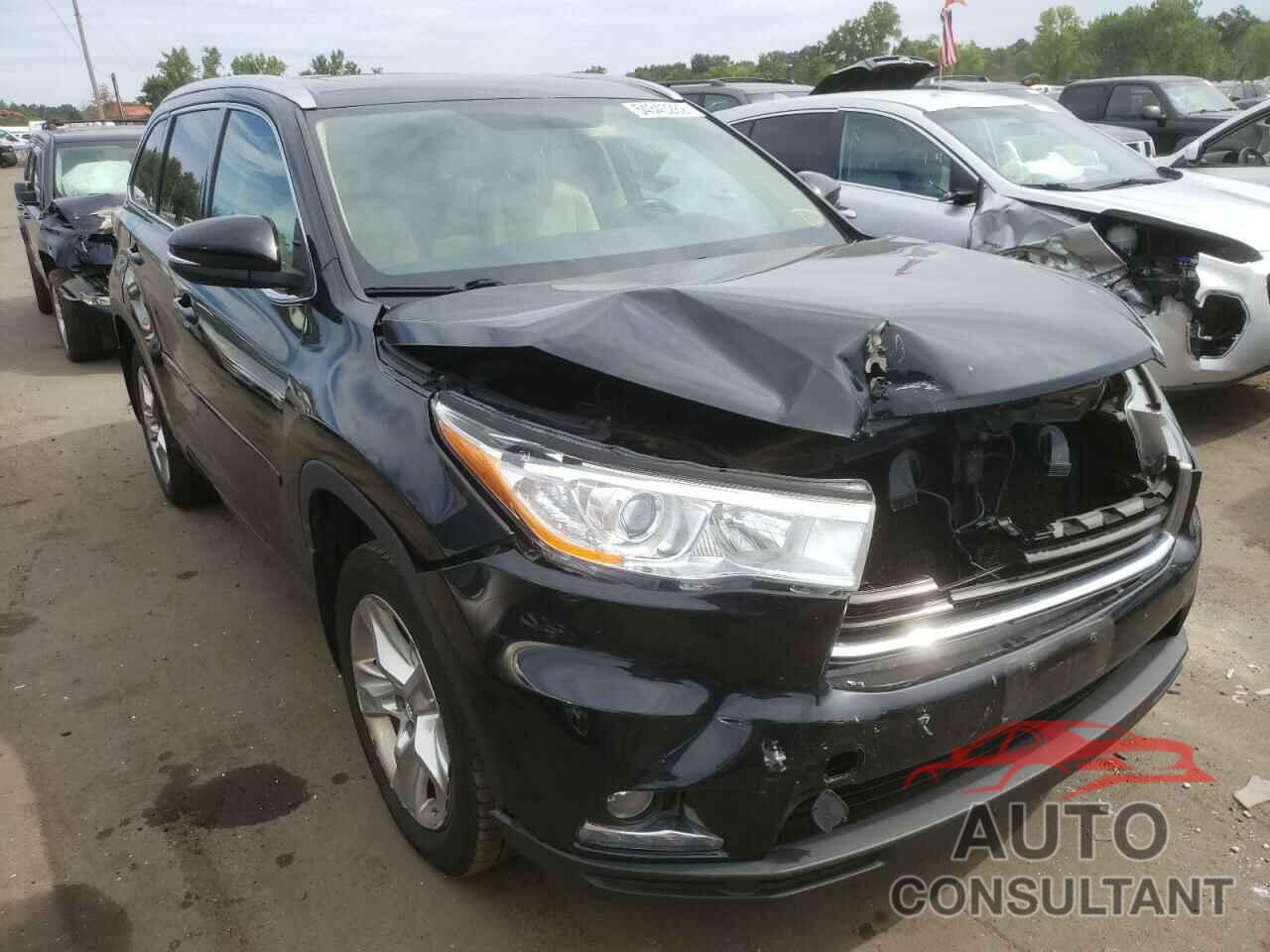 TOYOTA HIGHLANDER 2016 - 5TDDKRFH3GS255679