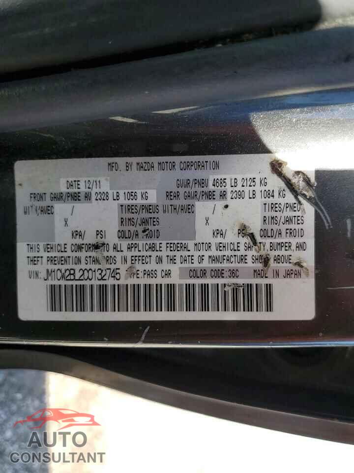 MAZDA 5 2012 - JM1CW2BL2C0132745
