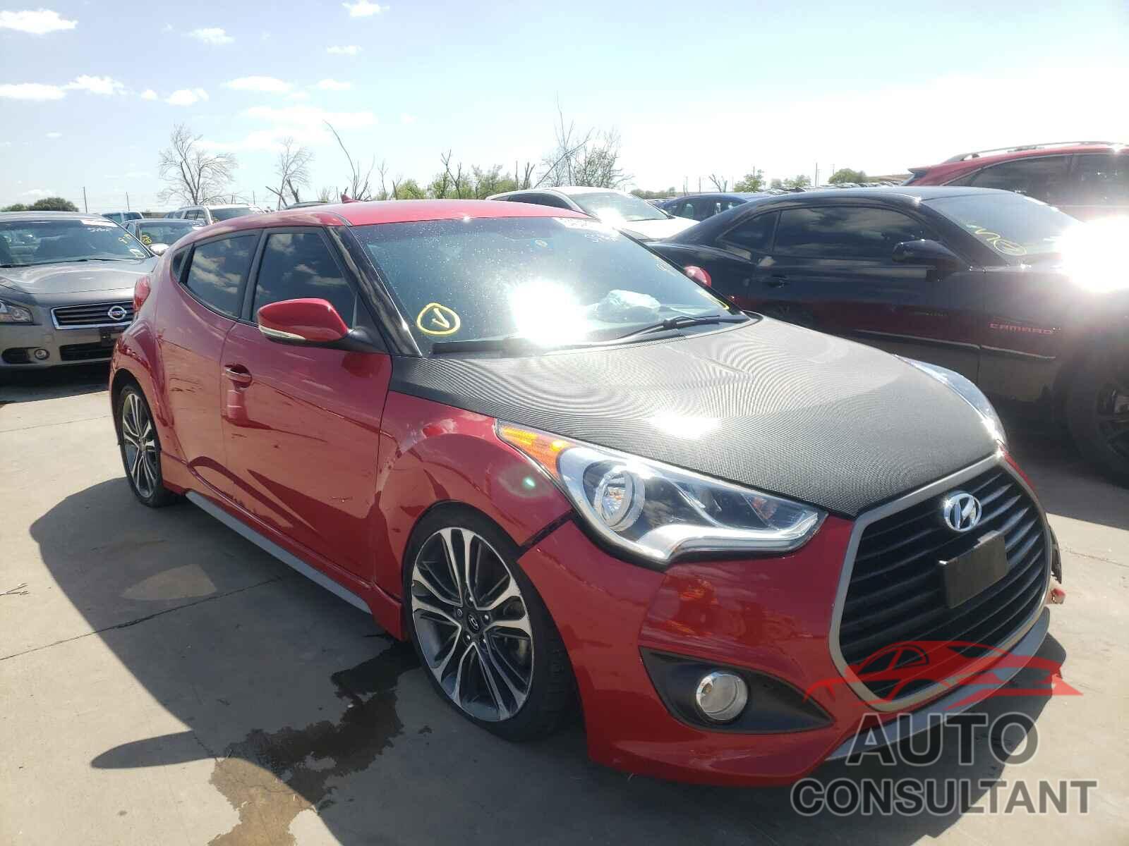 HYUNDAI VELOSTER 2016 - KMHTC6AE4GU281994