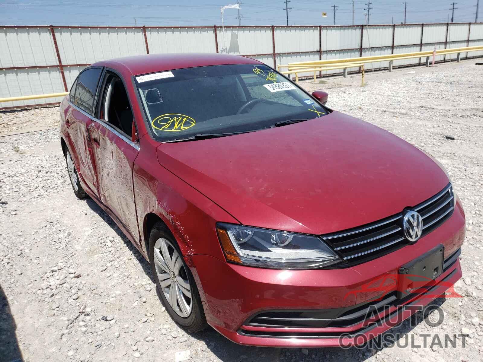 VOLKSWAGEN JETTA 2017 - 3VW2B7AJ9HM296466