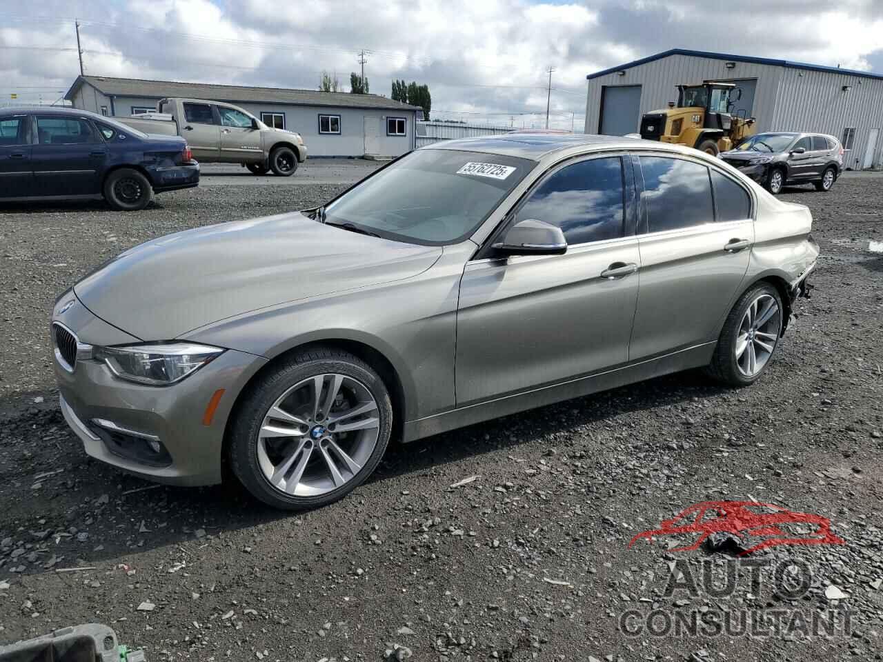 BMW 3 SERIES 2017 - WBA8B9G39HNU56253