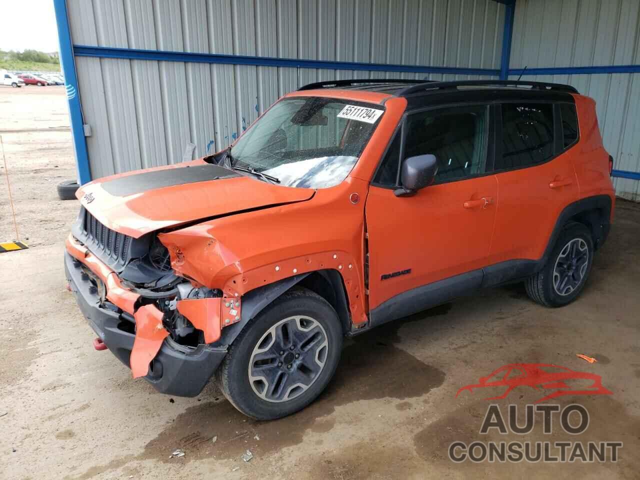 JEEP RENEGADE 2016 - ZACCJBCTXGPD89147