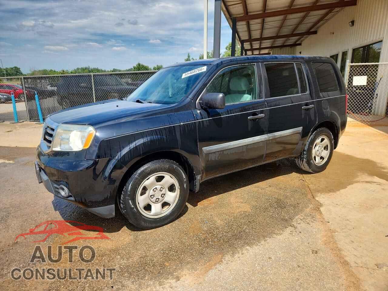 HONDA PILOT 2013 - 5FNYF3H25DB032121