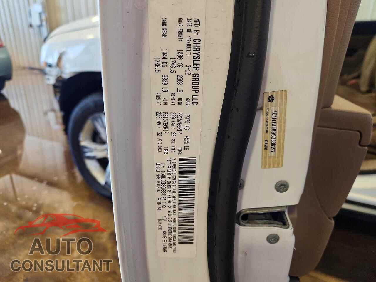 JEEP COMPASS 2012 - 1C4NJDEB9CD638197