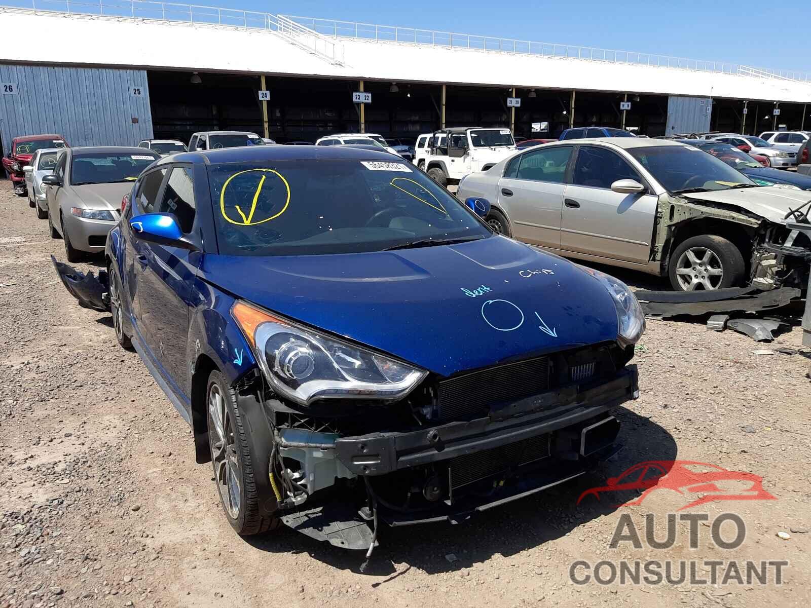 HYUNDAI VELOSTER 2016 - KMHTC6AE3GU297507