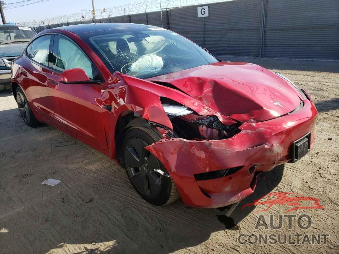 TESLA MODEL 3 2022 - 5YJ3E1EA5NF185256