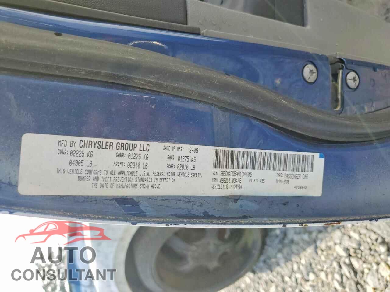 DODGE CHARGER 2010 - 2B3CA4CD5AH134405