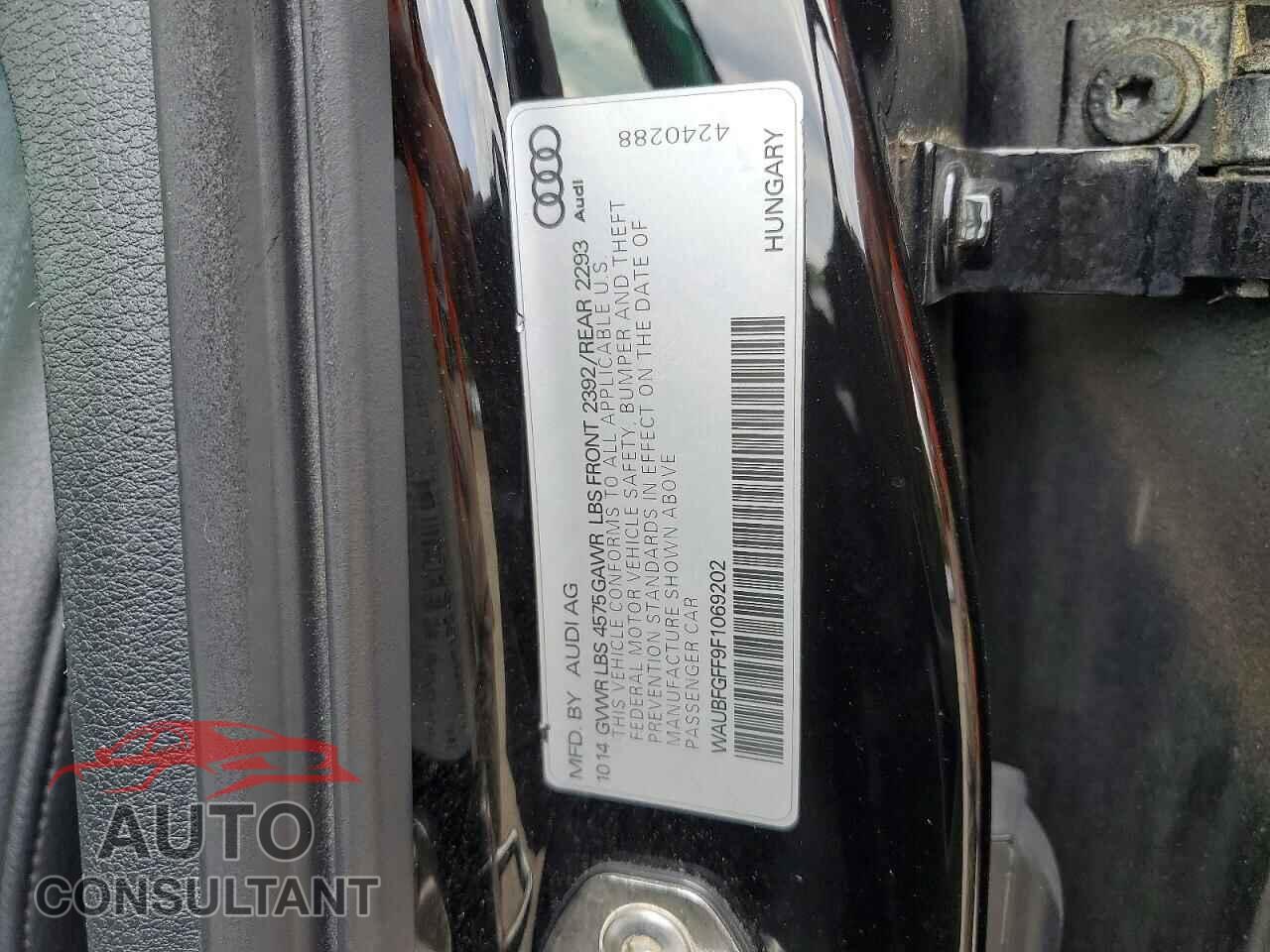 AUDI A3 2015 - WAUBFGFF9F1069202