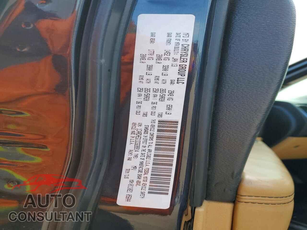 DODGE DURANGO 2013 - 1C4RDHEG1DC628914