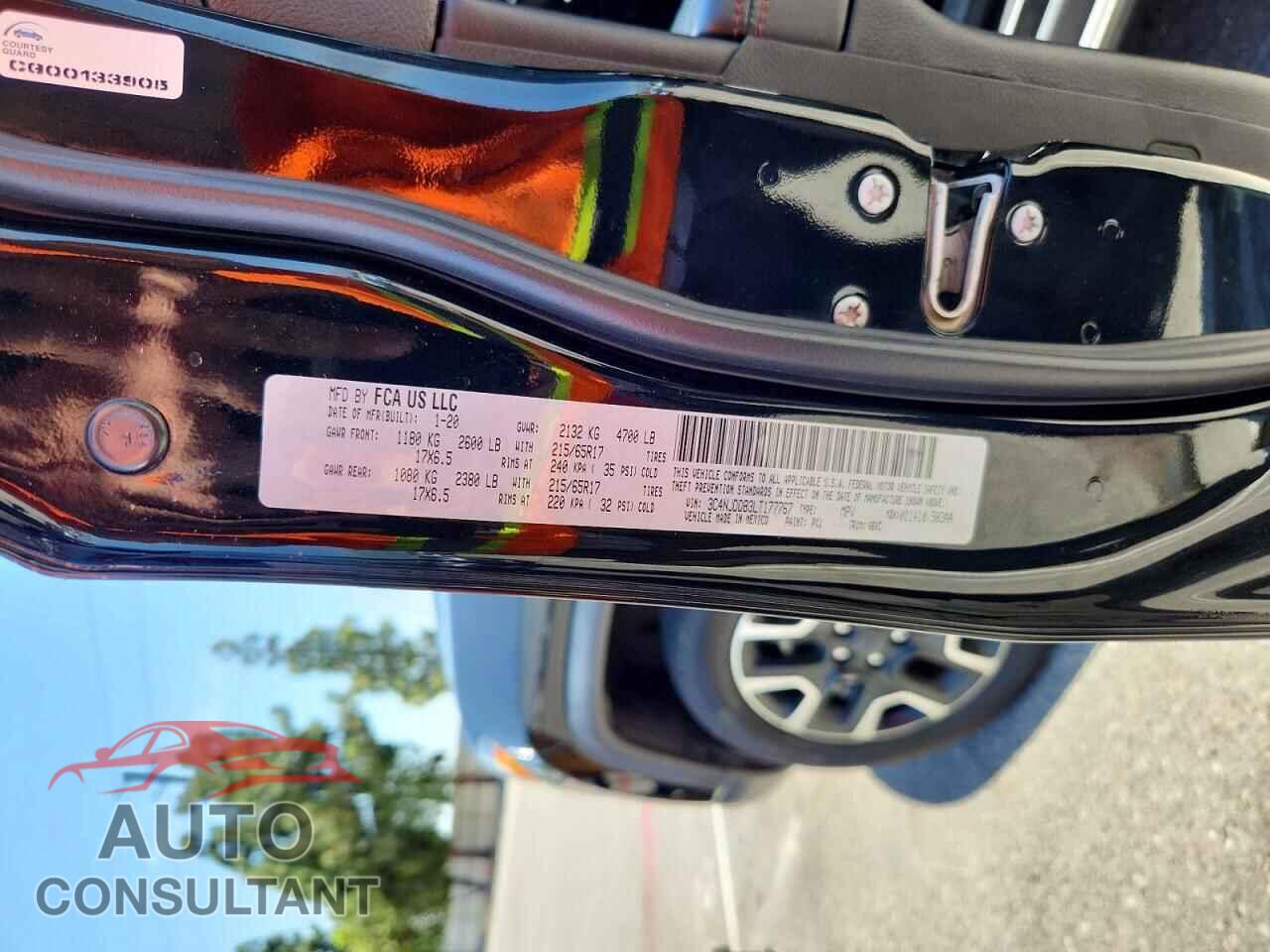 JEEP COMPASS 2020 - 3C4NJDDB3LT177767