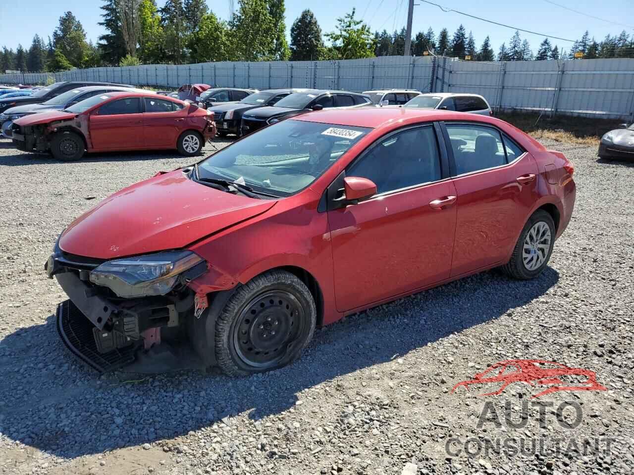 TOYOTA COROLLA 2019 - 2T1BURHE1KC208043