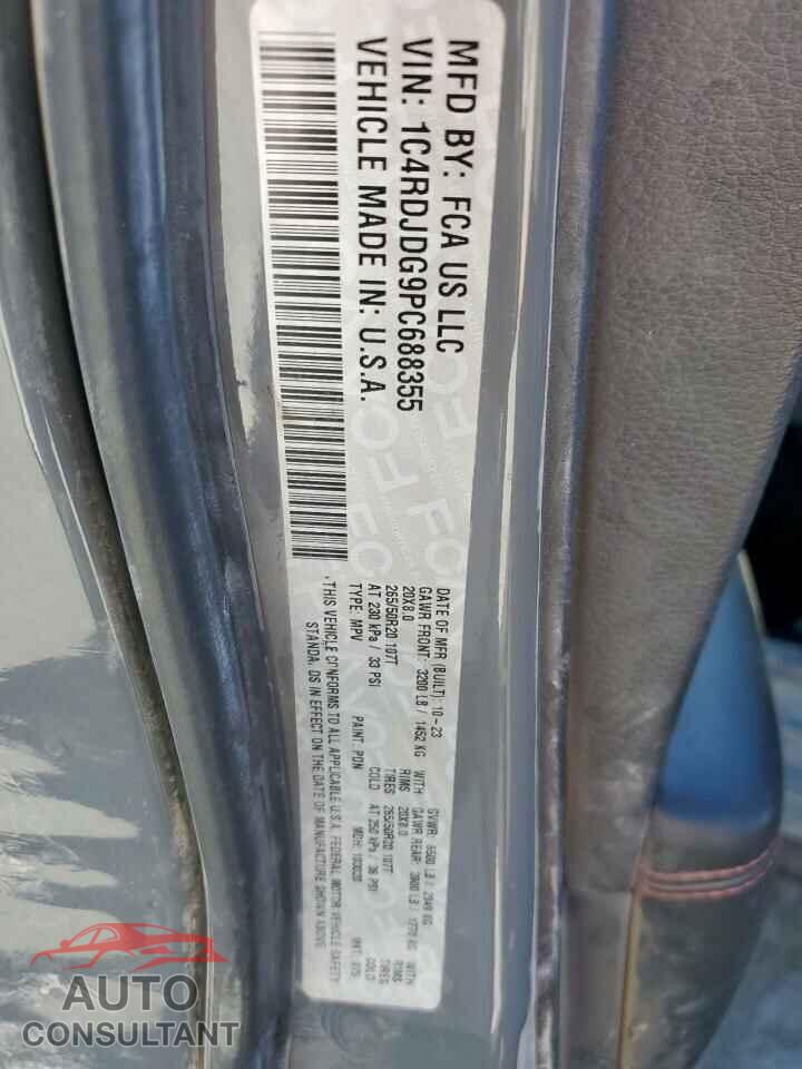 DODGE DURANGO 2023 - 1C4RDJDG9PC688355